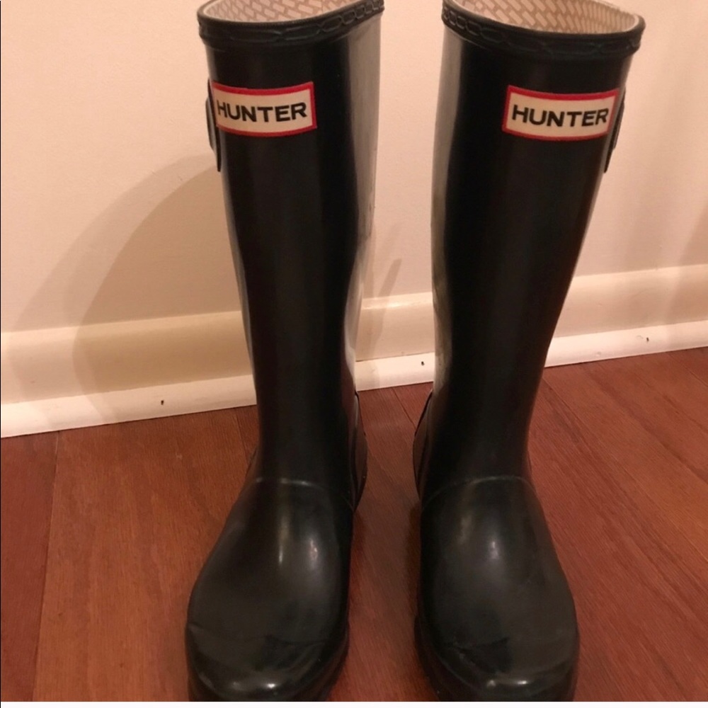 Dark Navy Hunter Boots - Youth 1